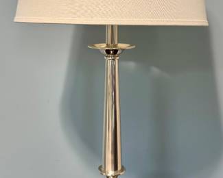 (2) Pottery Barn Mirrored Table Lamps