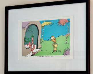 "I Am The Lorax" Signed & Numbered Lithograph