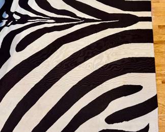 Ethan Allen Zebra Rug