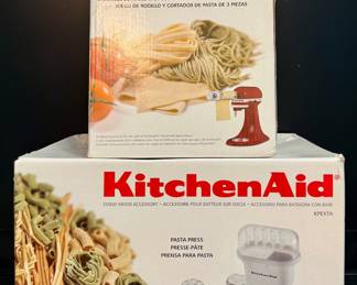 KitchenAid Pasta Roller (top) & Pasta Press (bottom)