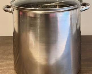 Stock Pot with Steamer Basket