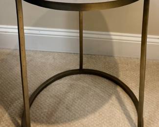 Ethan Allen Marble Top Side Table