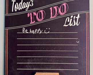 Today's To Do Chalkboard
