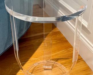 Ethan Allen Acrylic Table