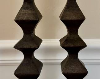 (2) Pillar Candlesticks