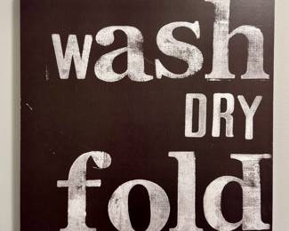 Whimsical Laundry Sign