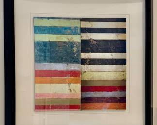 Framed Abstract Artwork