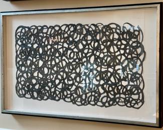 Ethan Allen Grey Paper Art