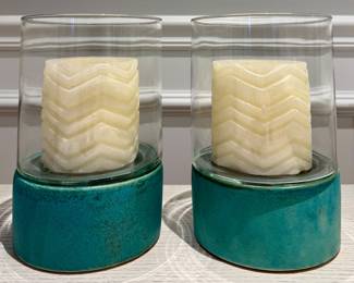West Elm Hurricane Candles