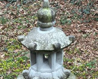 Antique Japanese Kasuga Stone Garden Lantern