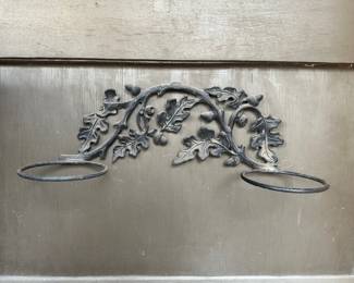 Cast Iron Oak Leaf and Acorn Wall Bracket