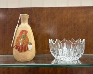 Japanese Kutani-Style Tokkuri (Sake Bottle)