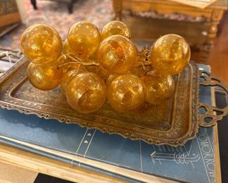 Mid-Century Murano Art Glass Grape Cluster