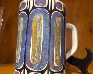 Mid-Century Modern Troya Series Ceramic Tankard Mug