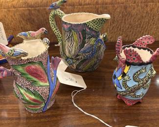 Ardmore Studio Botanical & Wildlife Creamer