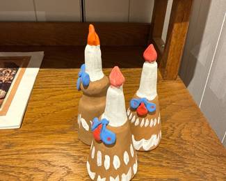 Vintage Mexican Folk Art Ceramic "Candle".