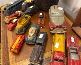 Collection of Antique Cast Iron & Die-Cast Toys