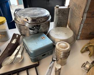Vintage Boyscout camping supplies