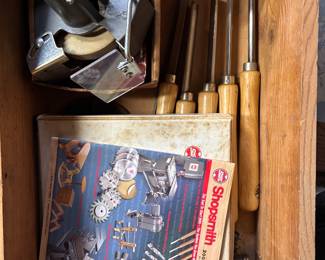 Sold with Shop Smith lathe/band saw/sander combination machine