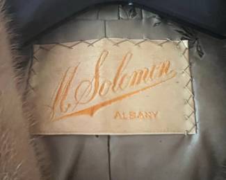 M. Solomon "Celebrity Mink" Fur Coat