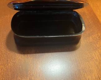 Faux Tortoiseshell Snuff Box