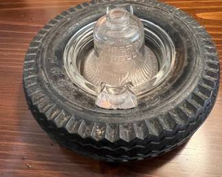 Vintage Firestone "Deluxe Champion" Tire Ashtray