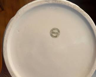 Victorian Floral Ceramic Cookie Jar