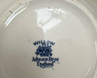 Johnson Bros. England Willow Pattern Teapot