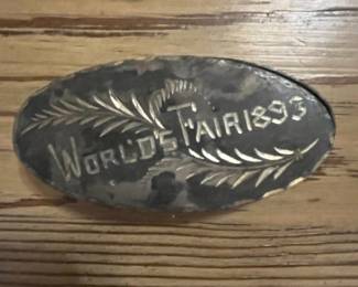 World's Fair 1893 Commemorative Trinket Box