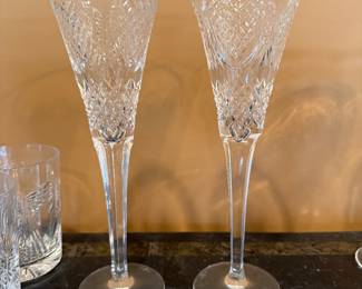 	#29	Waterford Wedding Heirloom Collection set of 2 Champange Flutes	 $60.00 				