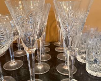 	#27	Waterford Millennium Series set of 10 Champange Flutes	 $200.00 				