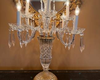 	#16	Crystal lamp 26"H	 $175.00 				