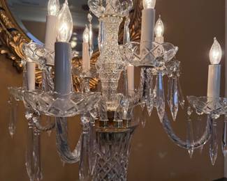 	#16	Crystal lamp 26"H	 $175.00 				