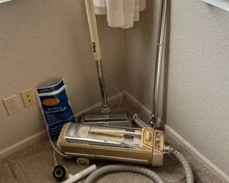Vintage Electrolux Canister Vacuum With Attachments Bags