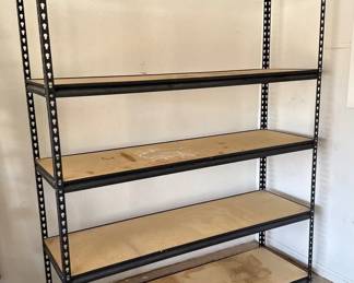 07 Metal Framed Shelf Unit