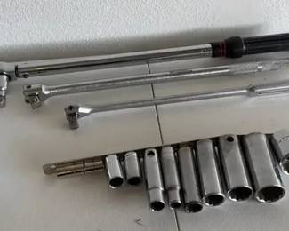 Torque Wrench, Deep Well Sockets, More