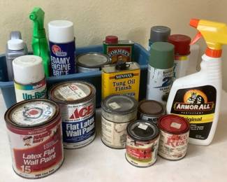 Stains, Spray Paint More