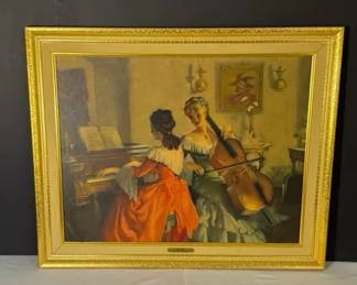 Recital Print by Fredric Meizen