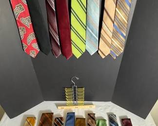 Vintage Mens Ties, ClipOn Regular