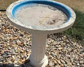 Heavy Concrete Bird Bath