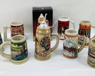 Budweiser Steins