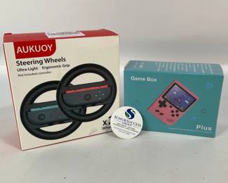 New Aukwuoy Gaming Steering Wheels & Nintendo-Like Game Box