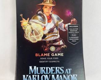 New Magic: The Gathering - Blame Game, Murders at Karlov Manor, Commander Deck