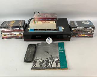 VCR, Video Tapes and DVDs