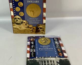 US Presidential Dollars Coin Collector's Album