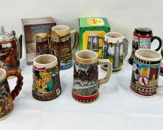 Anheuser-Busch Steins