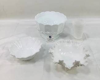 Milk Glass Assortment