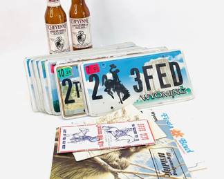 Wild Wyoming License Plates