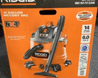 New Ridgid Wet/Dry Vac