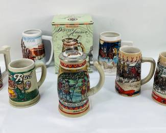 Collectible Budweiser Steins